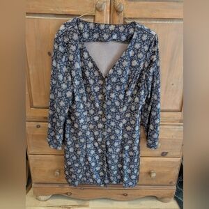 Floral Long Sleeve Dress